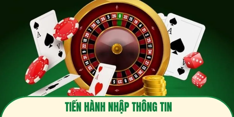 Nhập đầy đủ thông tin cá nhân